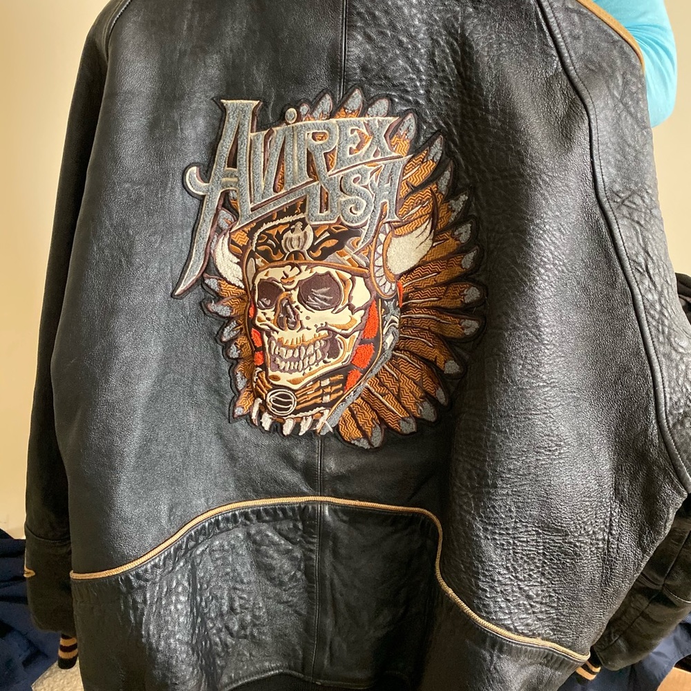 Leather Bomber Jacket